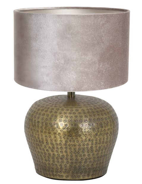 Bewerkte vaaslamp-7016BR