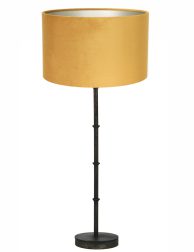 Tafellamp met okergele kap-7031ZW