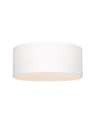 Ronde plafondlamp met witte kap-7125W
