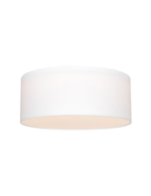 Ronde plafondlamp met witte kap-7125W