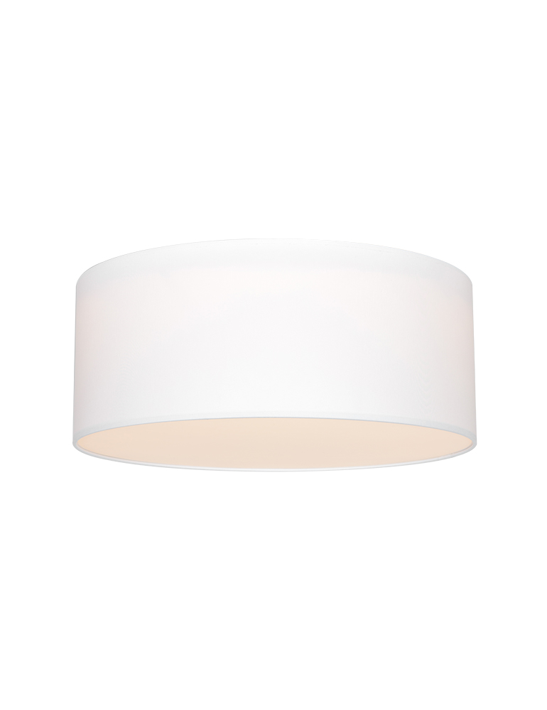 Ronde plafondlamp met witte kap-7125W