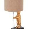 Zwart met gouden stokstaartje-8224ZW