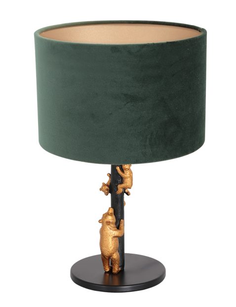 Tafellamp met gouden beertjes-8233ZW