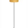 Staande okergele schemerlamp-8472ZW