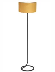 Staande okergele schemerlamp-8472ZW