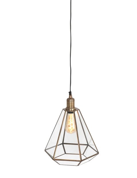 Zeshoekige hanglamp-3305BR