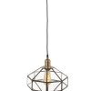 Bronzen hanglamp octagon-3311BR