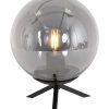 Tafellamp rookglas-3323ZW