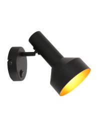 Wandspot zwart-3335ZW