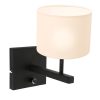 Schemerlamp met witte kap-8171ZW