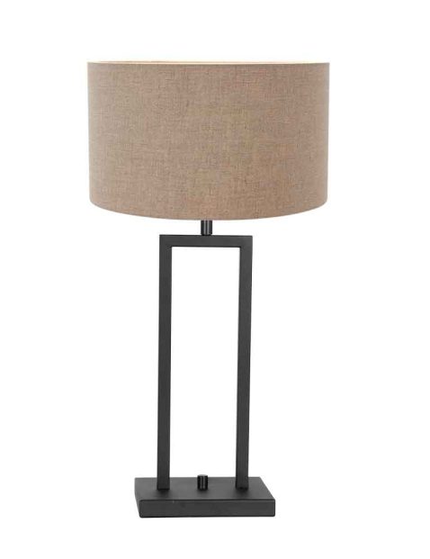 Zwarte tafellamp-8210ZW