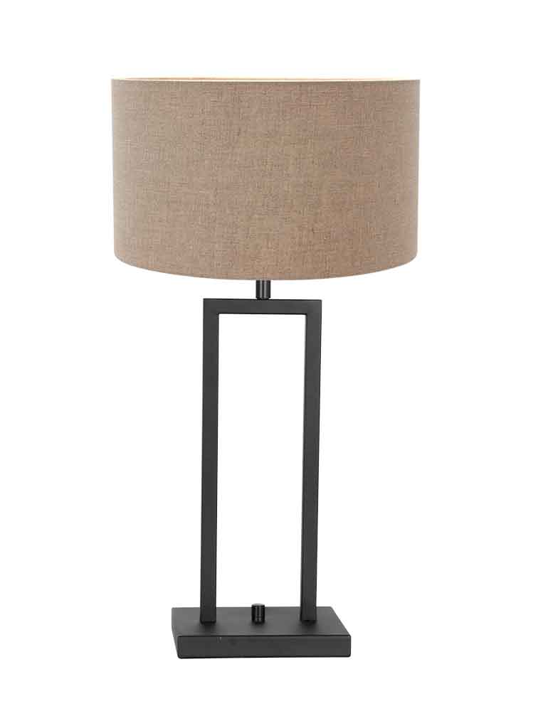 Zwarte tafellamp-8210ZW