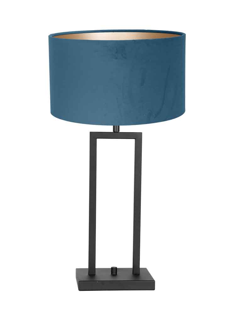 Blauwe schemerlamp-8215ZW