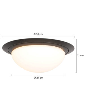 steinhauer-plafonniere-ikaro-zwart-glasmetaal-ø35cm-led-1367zw-1