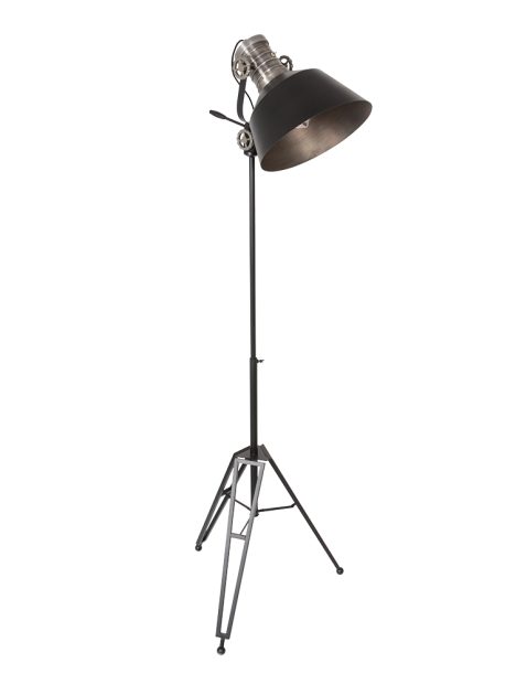 Industriële vloerlamp driepoot-3356ZW