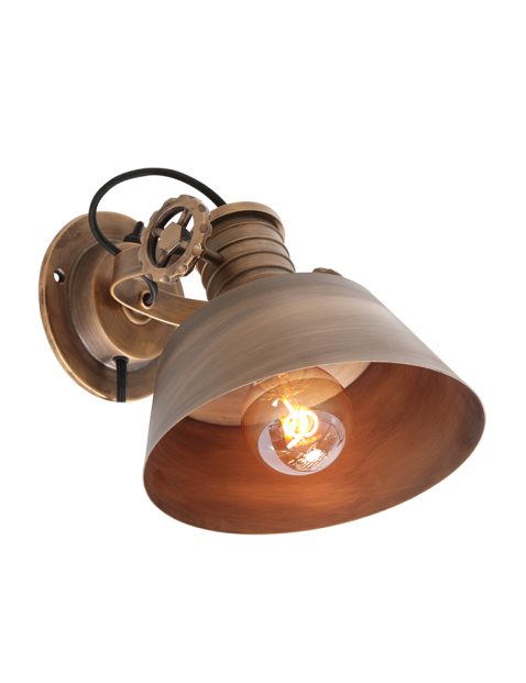 annelighting-wandlamp-sprocket-brons-metaal-opbouwspot-e27-3357br-1