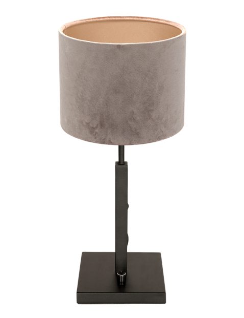 Zwarte tafellamp-8163ZW