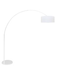 Booglamp met witte kap-7166W
