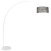 Booglamp met witte kap-7167W