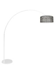 Booglamp met witte kap-7167W