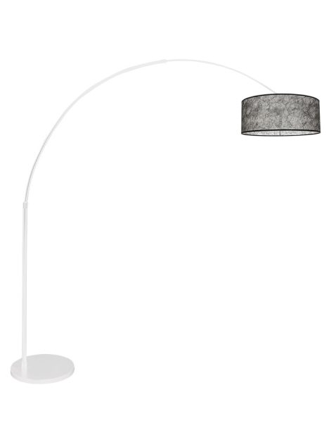 Booglamp met witte kap-7167W