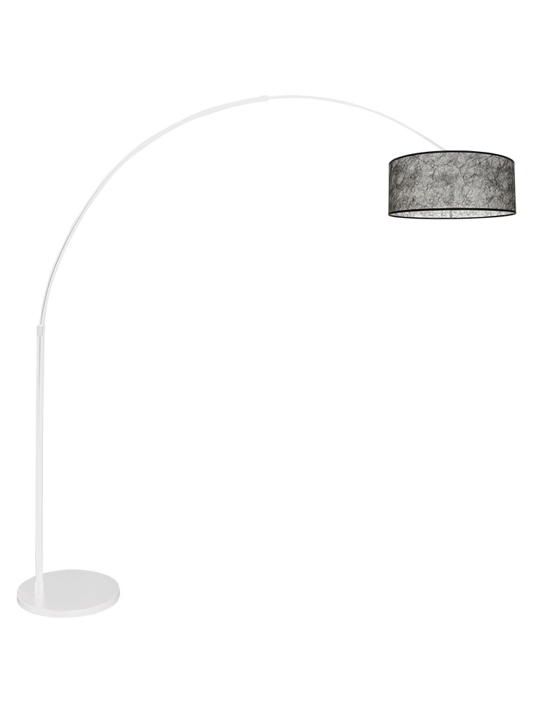 Booglamp met witte kap-7167W