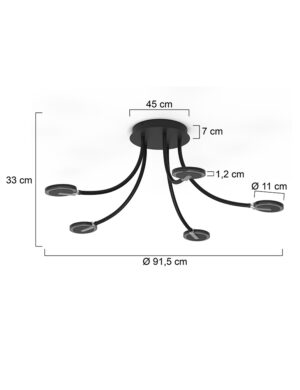 steinhauer-plafonniere-turound-zwart-metaal-ø92cm-led-3376zw-1