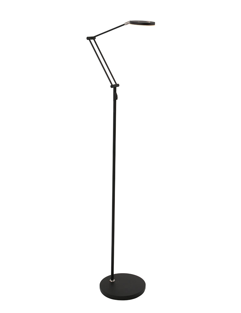 vloerlamp-steinhauer-soleil-mat-zwart-met-stalen-detail-3257zw