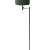 vloerlamp-steinhauer-stang-mat-zwart-met-een-groene-kap-7181zw