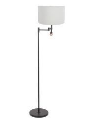 vloerlamp-steinhauer-stang-mat-zwart-met-een-witte-kap-7180zw-1