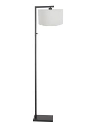 vloerlamp-steinhauer-stang-mat-zwart-met-stoffen-kap-wit-8218zw-1