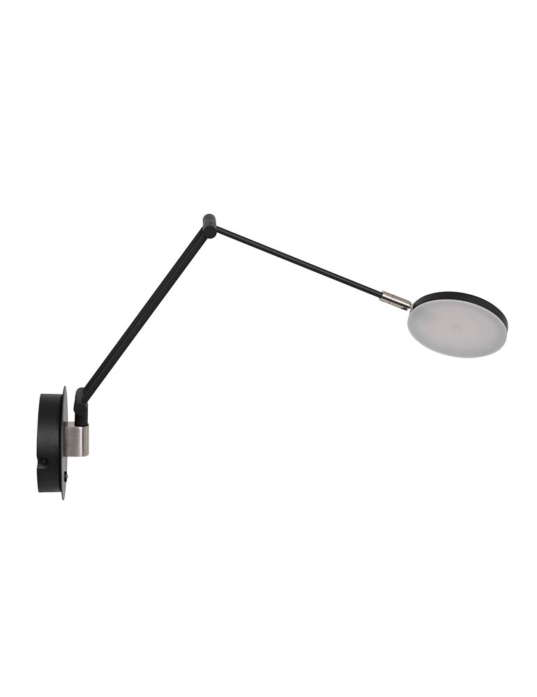 wandlamp-steinhauer-soleil-mat-zwart-mat-glas-3259zw-21