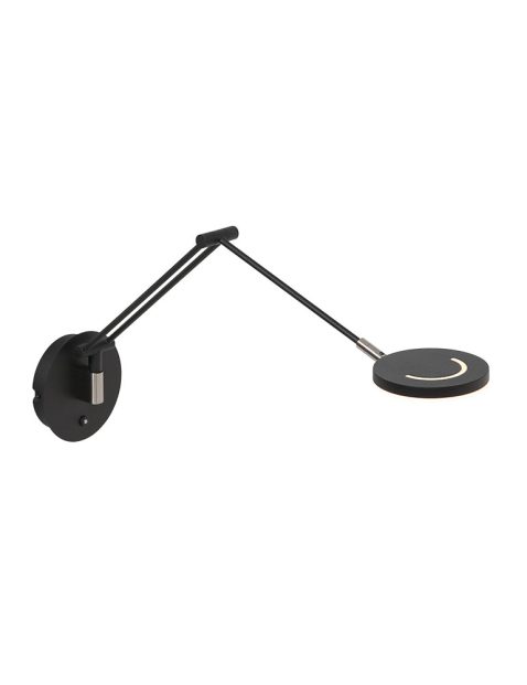 wandlamp-steinhauer-soleil-mat-zwart-/-mat-glas-3259zw