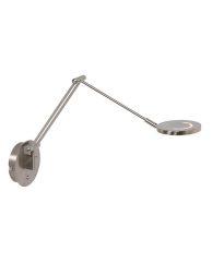 wandlamp-steinhauer-soleil-staal-geborsteld-/-mat-glas-3259st