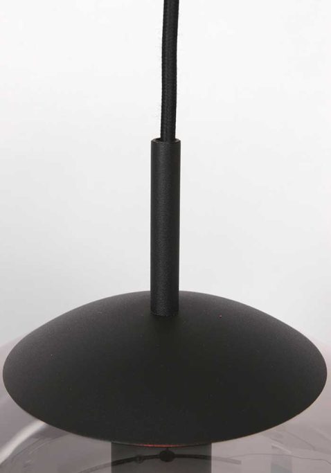 hanglamp-steinhauer-bollique-geborsteld-zwart-met-rookglazen-bol-3496zw-4