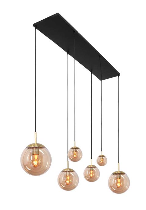 hanglamp-steinhauer-bollique-geborsteld-zwart-metaal-amberkleurig-glas-3499me-10