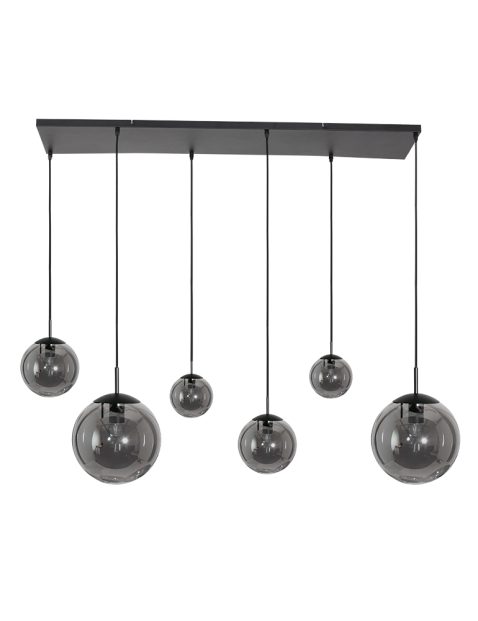 hanglamp-steinhauer-bollique-geborsteld-zwart-metaal-smoke-glas-3499zw-14