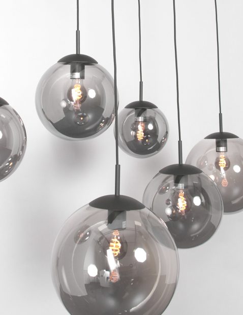 hanglamp-steinhauer-bollique-geborsteld-zwart-metaal-smoke-glas-3499zw-4