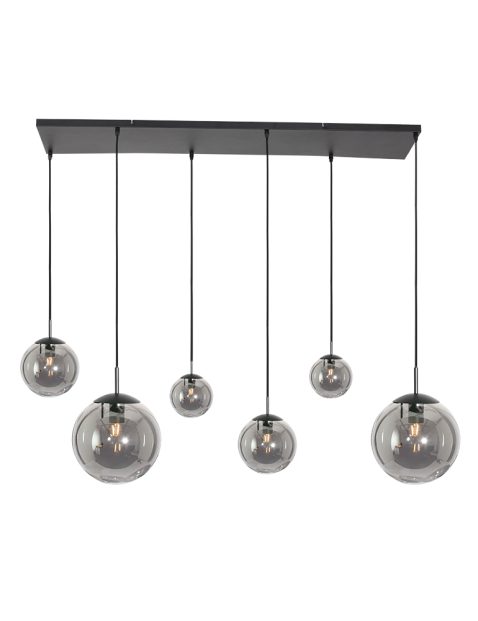 hanglamp-steinhauer-bollique-geborsteld-zwart-metaal