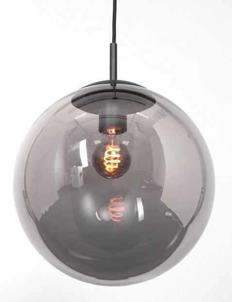 hanglamp-steinhauer-bollique-geborsteld-zwart-metaal-smoke-glas-3499zw-5