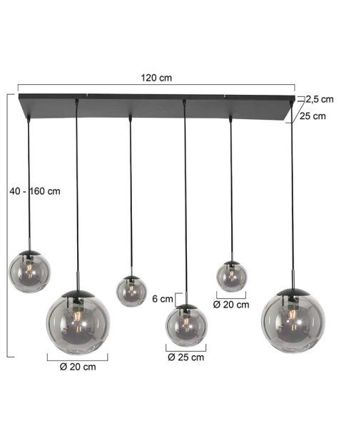 hanglamp-steinhauer-bollique-geborsteld-zwart-metaal-smoke-glas-3499zw-7
