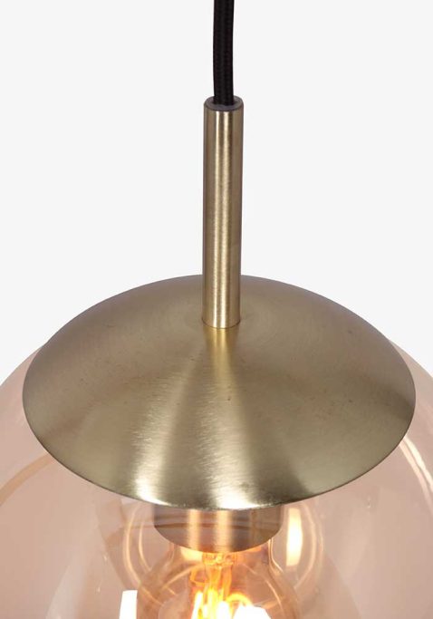 hanglamp-steinhauer-bollique-zwart-en-messing-metaal-amberkleurig-glas-3496me-4