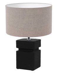 tafellamp-light-&-living-amta-taupe-en-zwart-3640zw