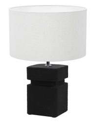 tafellamp-light-&-living-amta-wit-en-zwart-3639zw
