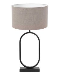tafellamp-light-&-living-jamiri-taupe-en-zwart-3566zw