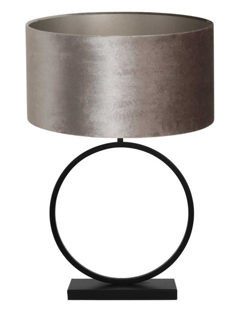 tafellamp-light-&-living-liva-zilver-en-zwart-3606zw