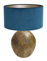 tafellamp-light-&-living-skeld-blauw-en-brons-3648br
