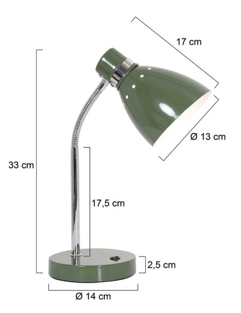 tafellamp-steinhauer-spring-groen-3391g-7