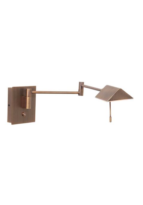 wandlamp-steinhauer-retina-geborsteld-brons-3402br