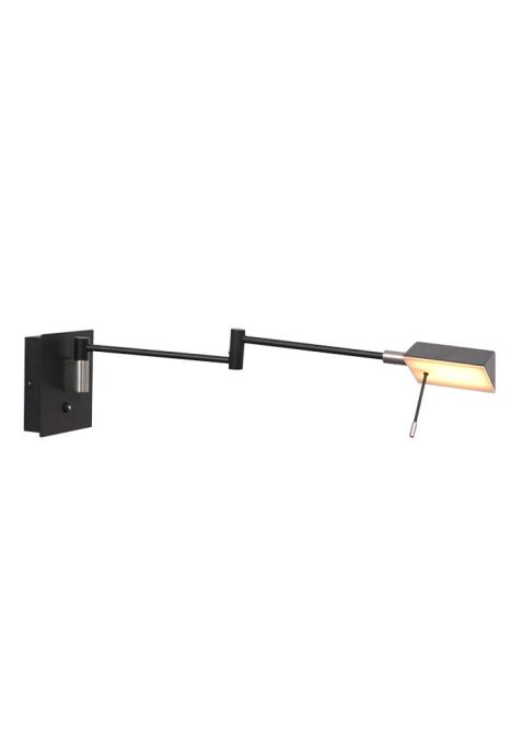 wandlamp-steinhauer-retina-geborsteld-zwart-3402zw-1